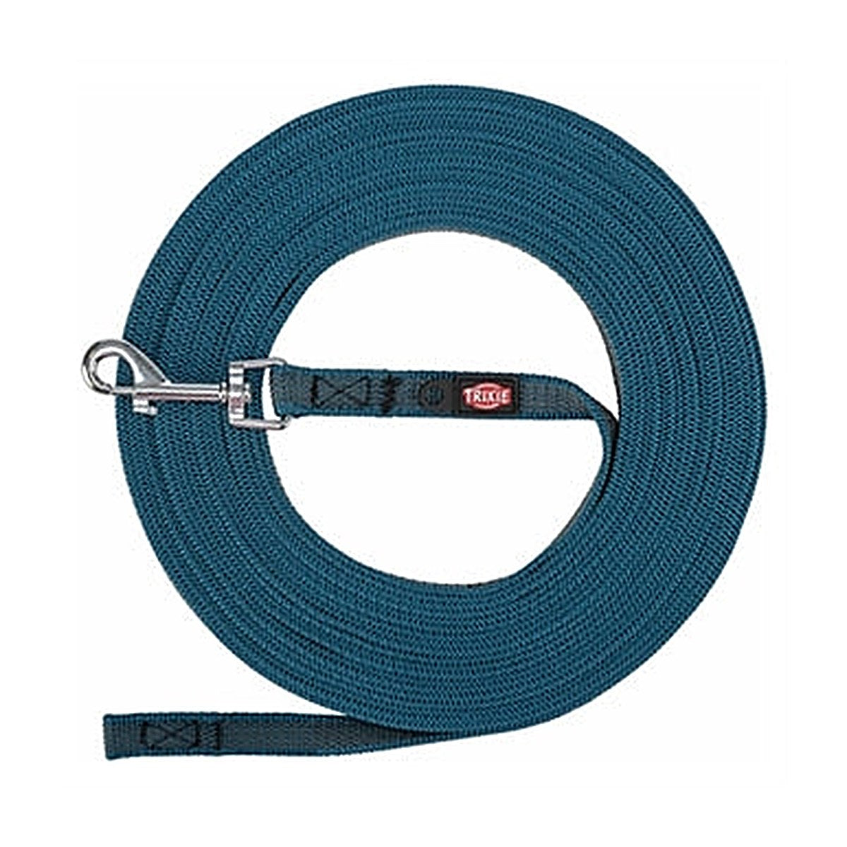 Trixie Sleepl Rubber Rond Petrol S/m 15 meter