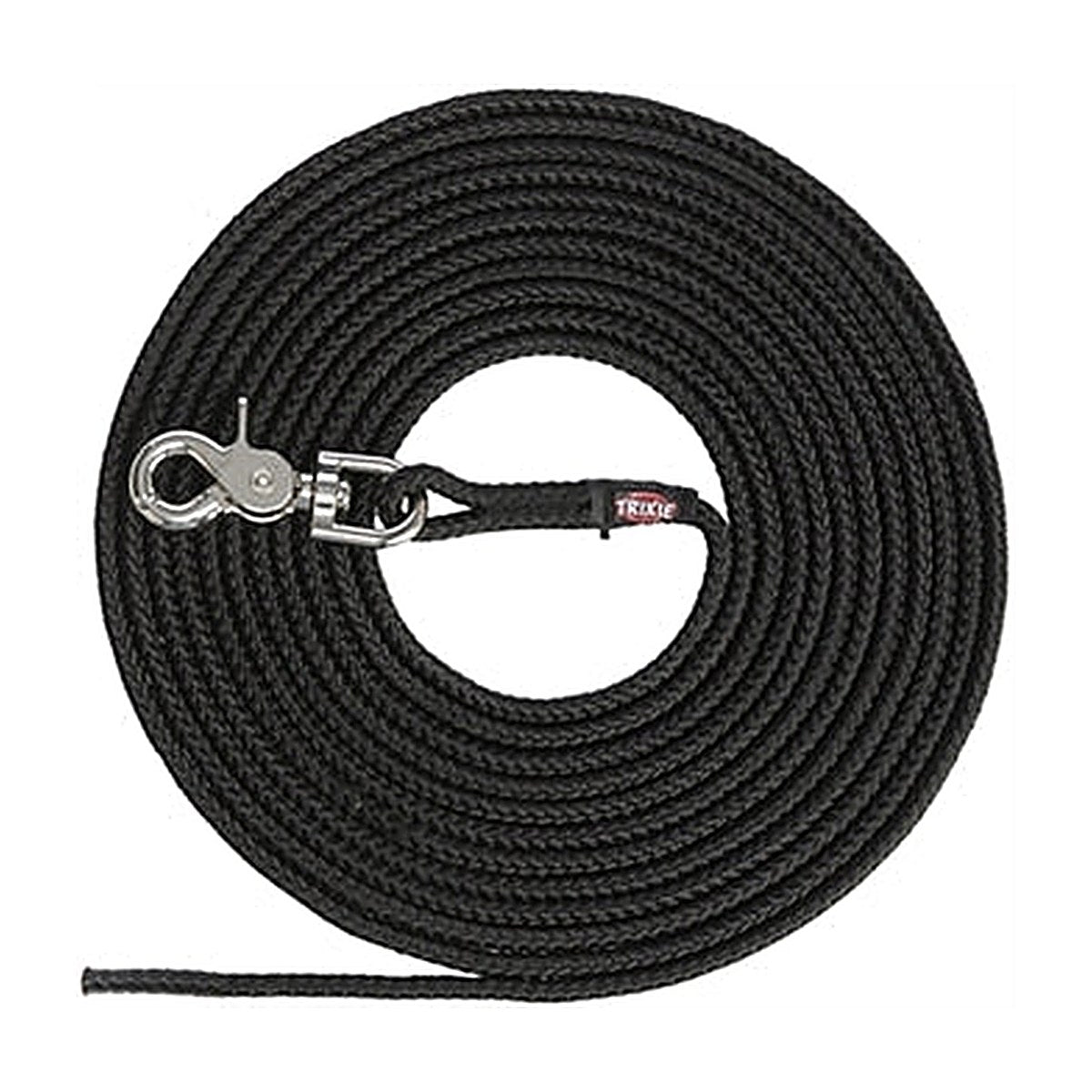 Trixie Sleeplijn Trigger Snap Zwart 15 meter
