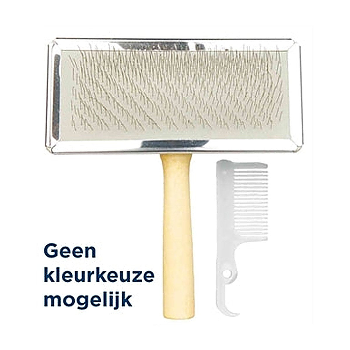 Trixie Slickerborstel Hout 14x11 cm 3 stuks