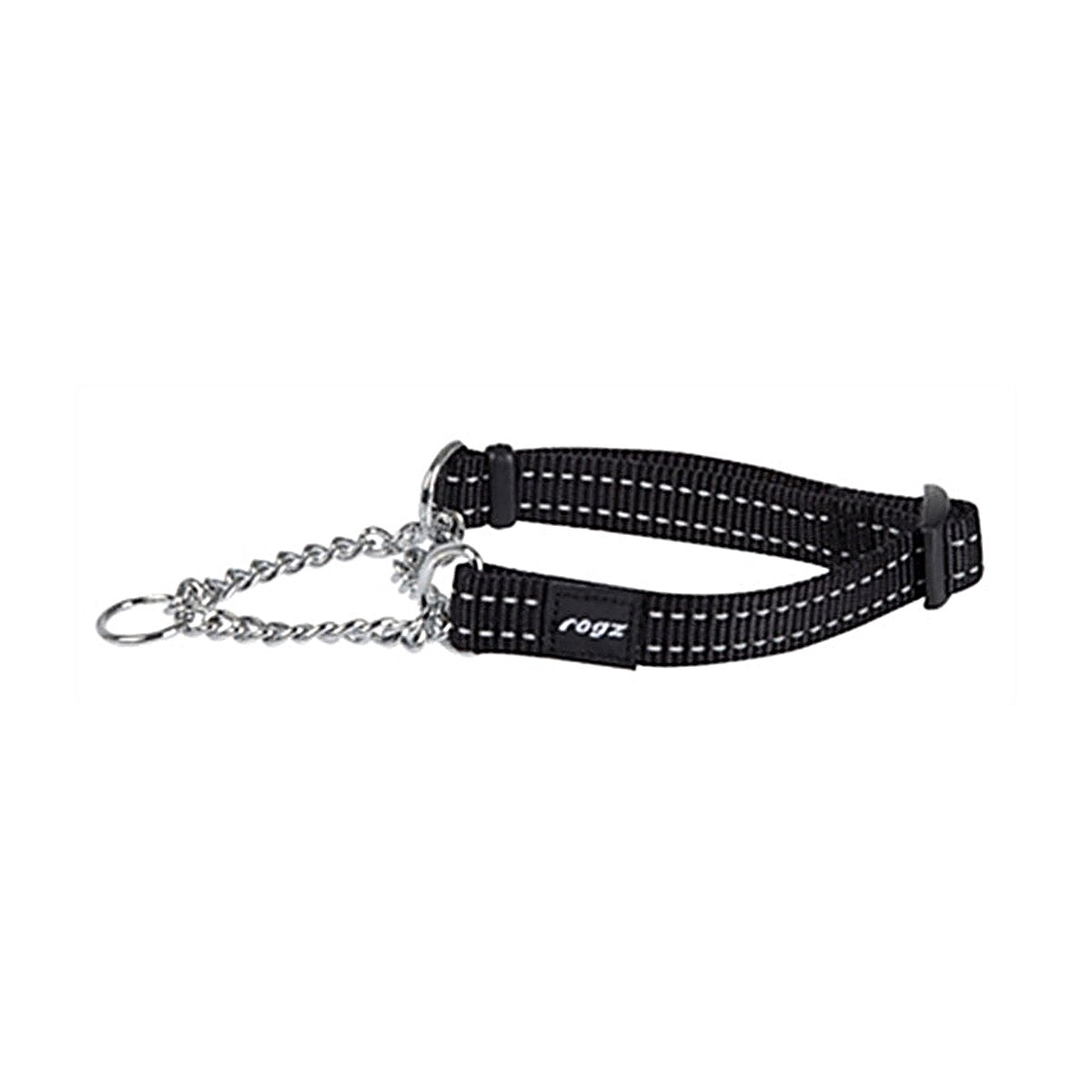 Rogz For Dogs Snake Halfslip Zwart 31-45