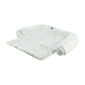 Trixie Sofa Bed Harvey Wit/Zwart 90x90 cm