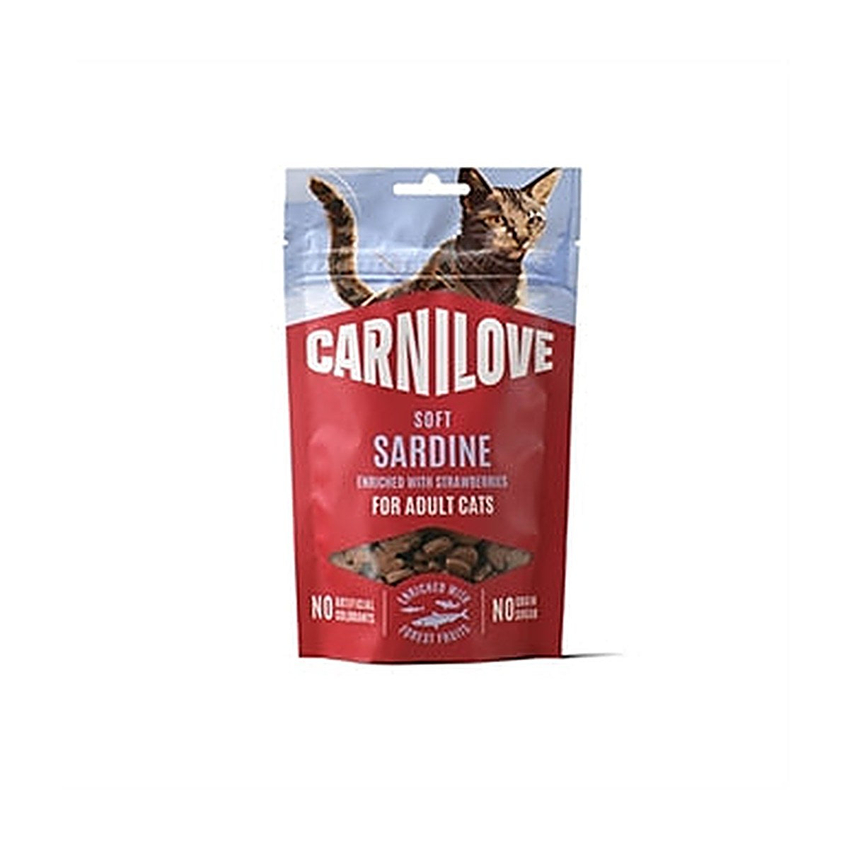 Carnilove Soft Snack Sardine/strawberry 50 gram