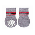 Trixie Sokken Anti-slip Grijs L-xl 3x2 stuks