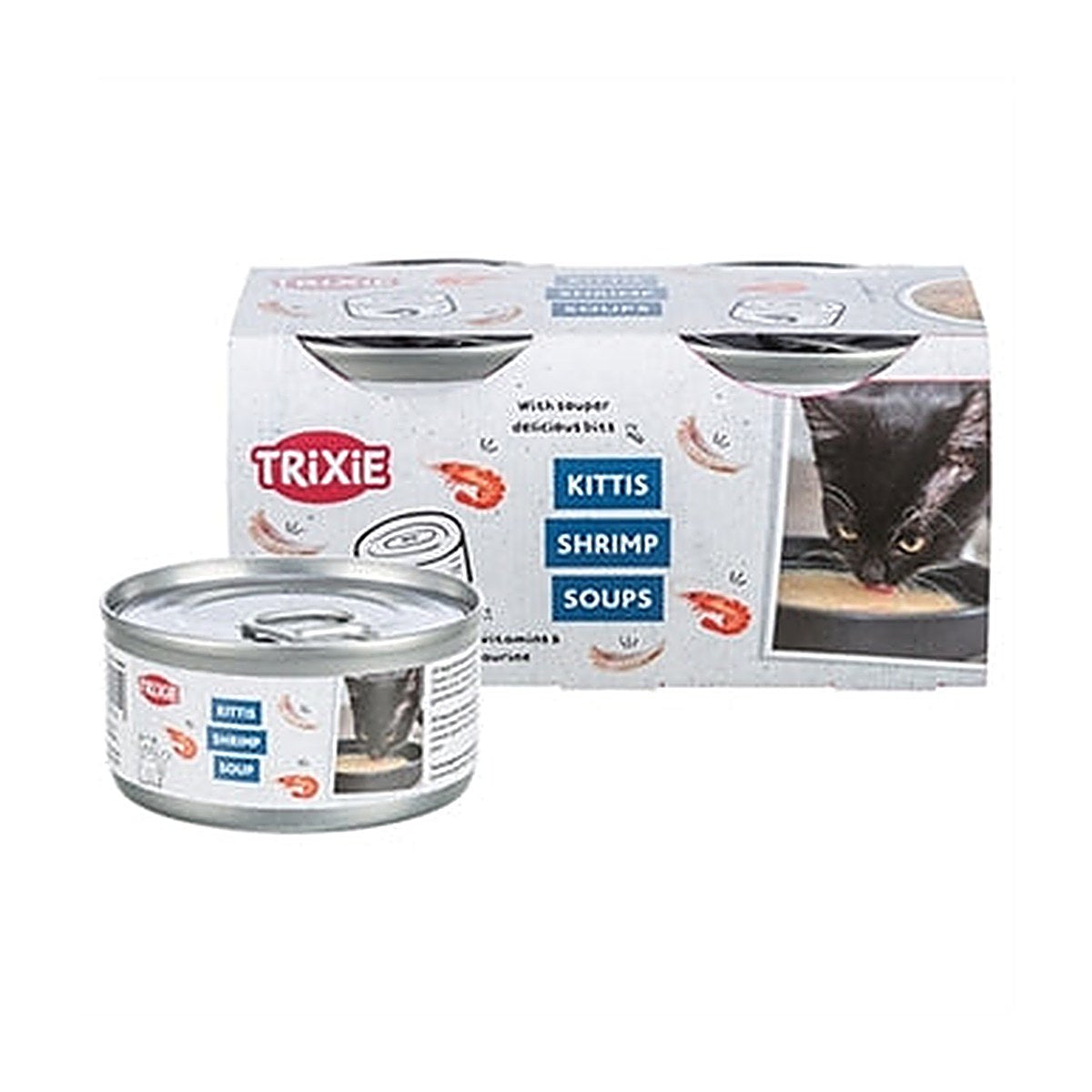 Trixie Soup Met Kip En Garnalen 4x4x80 gram