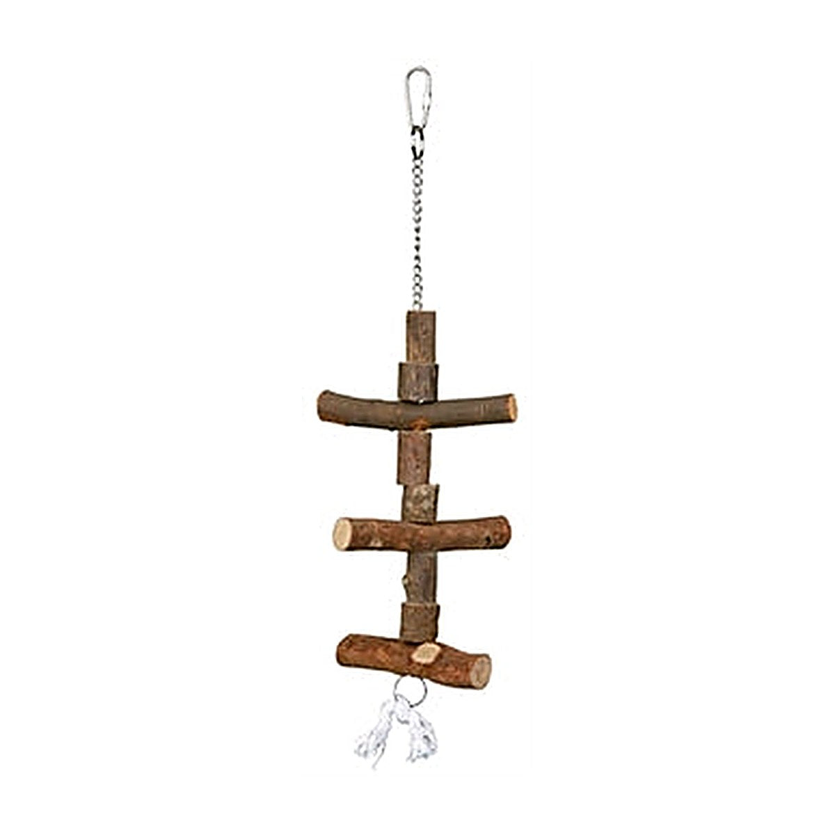 Trixie Speelg Ketting/touw Hout 40 cm 3 stuks