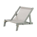Trixie Strandstoel Hout Grijs 51x33x37 cm
