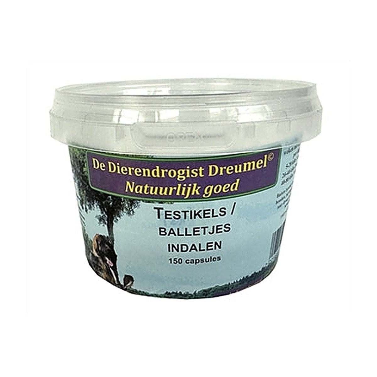 Dierendrogist Testikels Indalen Caps 150 stuks