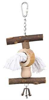 Trixie Speelgoed Touw+bal Hout 20CM