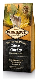 !! Carnilove Salm/turk Adult L/b 12
