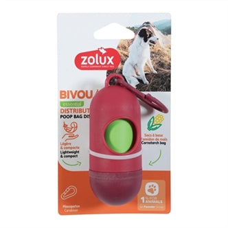 Zolux Bvk Poepzakh + 15 Zak Rood 4X4X14CM