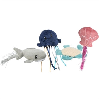 Trixie Zeedier Pluche Catnip Ass 5-8CM – Speelgoed