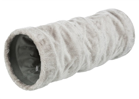 Trixie Pluche Speeltunnel Grijs 60X22CM