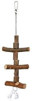 Trixie Speelg Ketting/touw Hout 40CM 3ST
