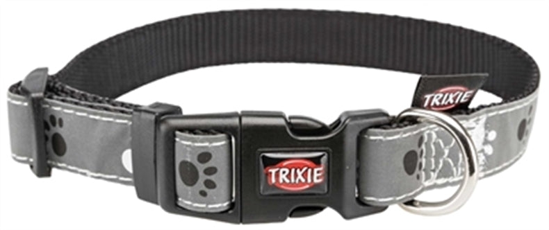 Trixie HB Silver Refl Zw/gs 22-35X1,5CM