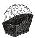 Trixie Trixie Fietsmand Achter Met Kap Zwart 35x49x55 Cm
