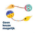 Trixie Ratelballen+staart 4CM 4X2ST