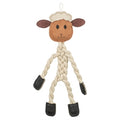 Trixie Schaap Touw+leer Bruin 42 cm – Speelgoed