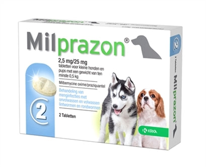 - Milprazon Hond >0,5KG 2TBL