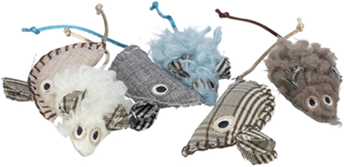 Trixie Muis Pluche Stof Catnip 8CM 72ST