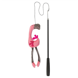Trixie Kattenhengel Flamingo Telesc 106 cm – Speelgoed