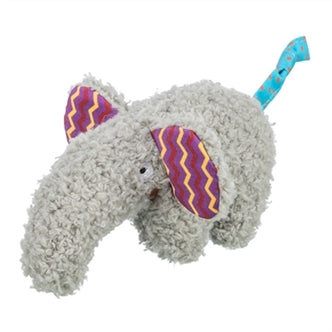 Trixie Olifant Pluche Grijs+catnip 15CM