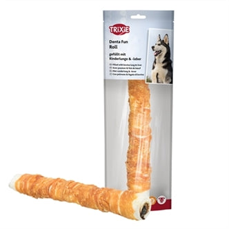 Trixie Filled Chicken Chew Roll 28CM
