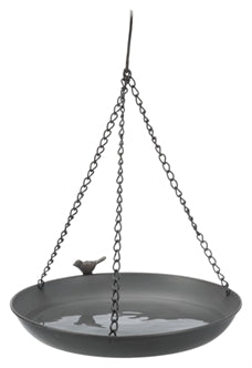 Trixie Vogelbad Hangend Grijs 30X30CM – Voer/Drinkbakken