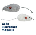 Trixie Pluche Muizen Langharig 9CM 48ST
