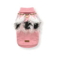 ! - Hondentrui Veren Roze/wit 30CM