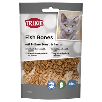 Trixie Fish Bones Kippenborst/zalm 50GR