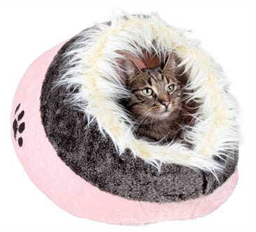 Trixie Iglo Minou Roze/grijs 35X26X41CM