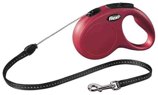 Flexi Classic Cord Rood S 5MTR