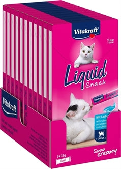 Vita Cat Liquid Zalm/omega 11X90GR