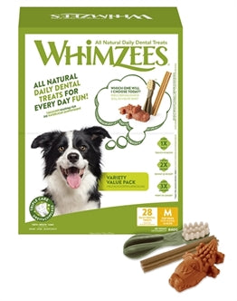 Whimzees Variety Box M 28ST