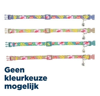 Trixie Kattenhb Bloemen Ass 20-34X1CM – Halsbanden/Lijnen Nylon