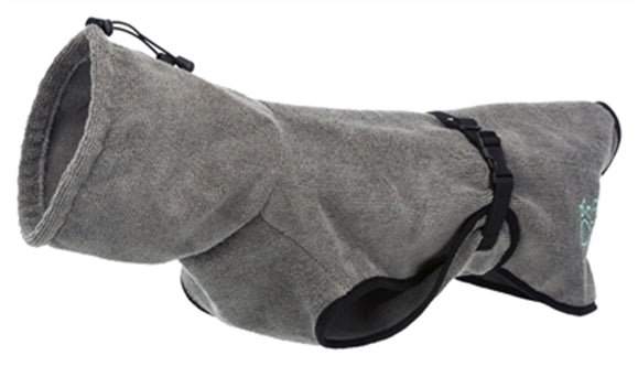 Trixie Badjas Hond Badst Grijs 50CM