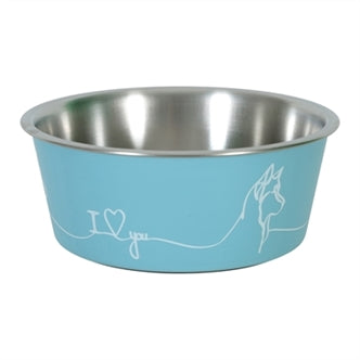 Zolux Love Voerbak Hond Blw 12,5CM 400ML