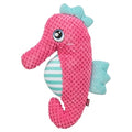 Trixie Zeepaard Stof Roze/aqua 28CM
