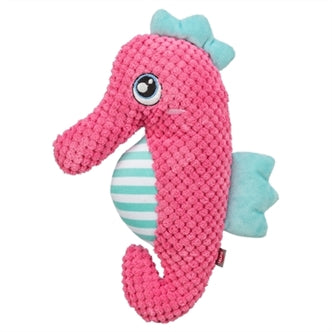 Trixie Zeepaard Stof Roze/aqua 28CM