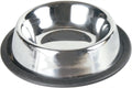 Trixie Voerbak Rvs/rubber 15CM 200ML 4ST