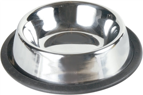Trixie Voerbak Rvs/rubber 15CM 200ML 4ST