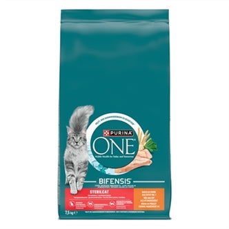 Purina One Steril Kip/tarwe 7,5KG