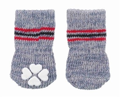 Trixie Sokken Anti-slip Grijs Xxs-xs 3X2