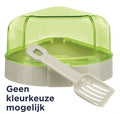 Trixie Hoektoilet MET DAK 14X11X8CM 3ST