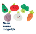 Trixie Groenten/fruit Pluche 11 cm 48 stuks – Speelgoed