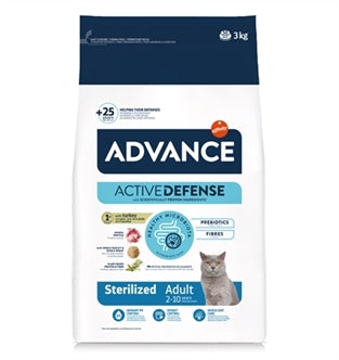 Advance Cat Sterilized Turkey 3KG