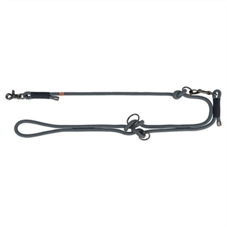 Trixie Riem Soft Rope MP Zw/gs 200X0,6CM