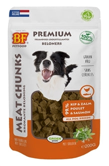 Bf Meat Chunks Kip&zalm 200GR