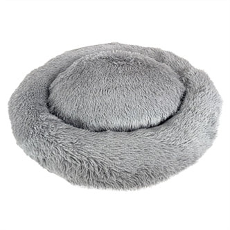 Sazzz Fluffy Mand Lgrijs 85X85X17CM