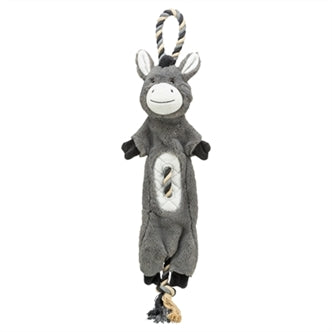 Trixie Ezel Pluche/touw 66CM 2ST